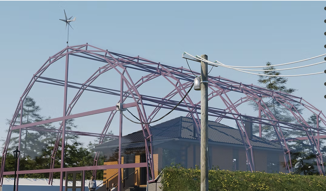 Full-house Solar Passive Habitat