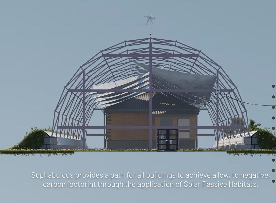 Solarship — home in a dome