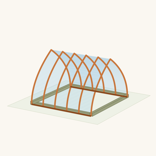 Sophab arch over a house — 3D model