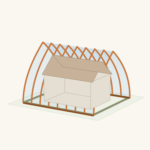 Full-house Solar Passive Habitat